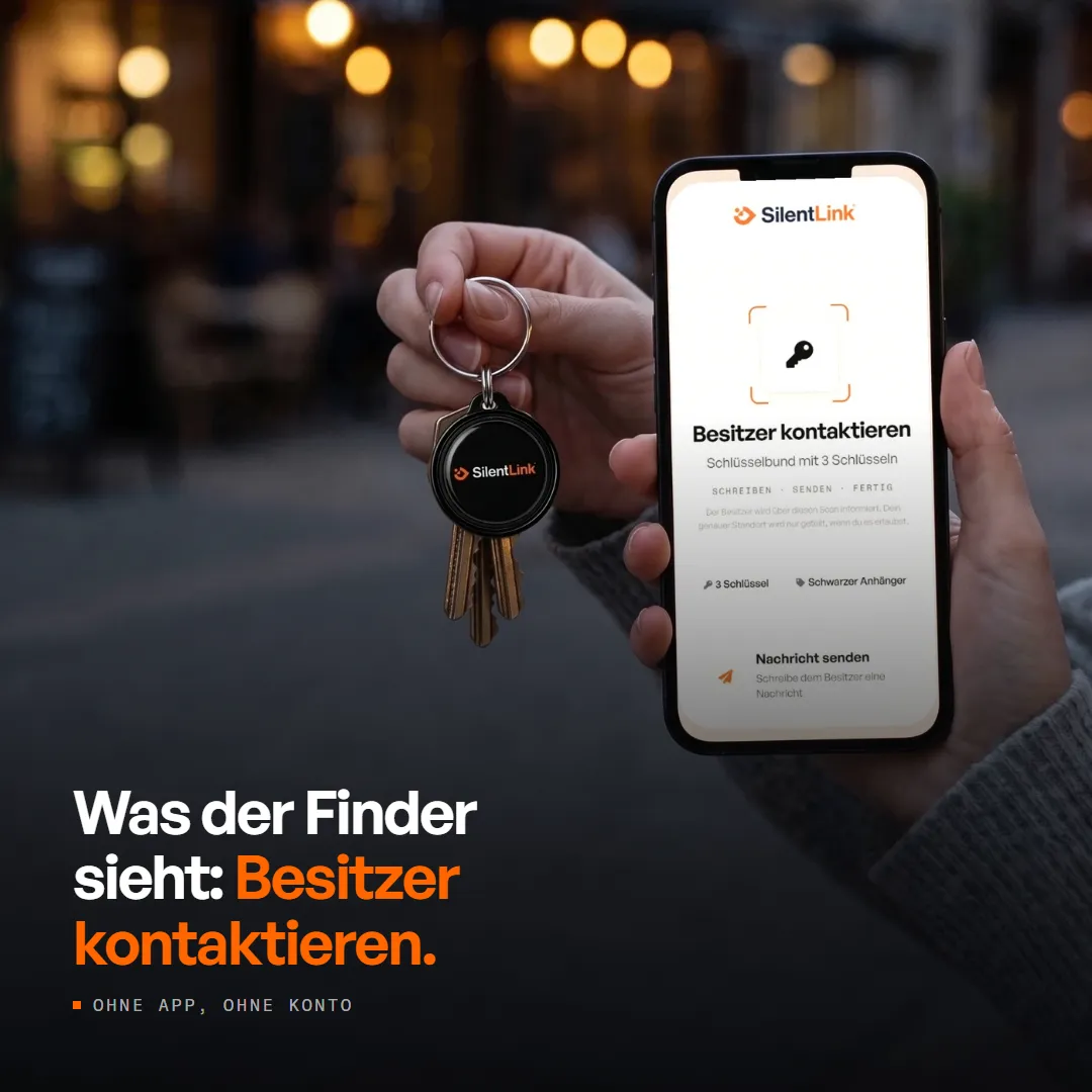 KeyID — Schlüsselanhänger mit QR-Code — der Schlüsselfinder ohne App, Produktbild 4