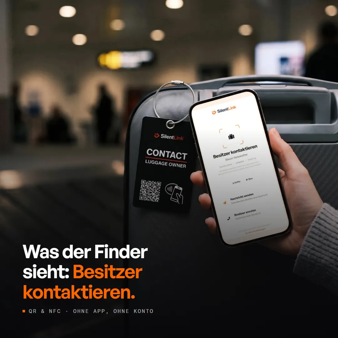 TravelID — Digitaler Kofferanhänger mit QR-Code & NFC, Produktbild 4