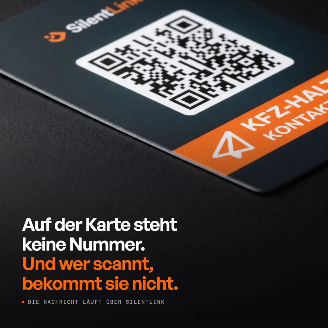 DriveID — QR-Code fürs Auto — für die Windschutzscheibe, Produktbild 8