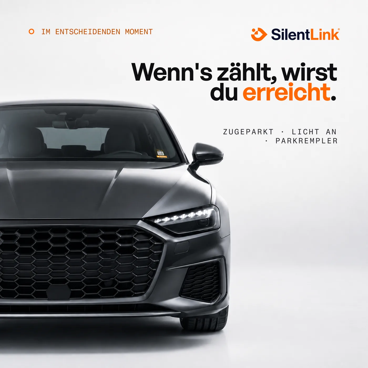 Ca. 97 % geparkt — ab jetzt 100 % erreichbar